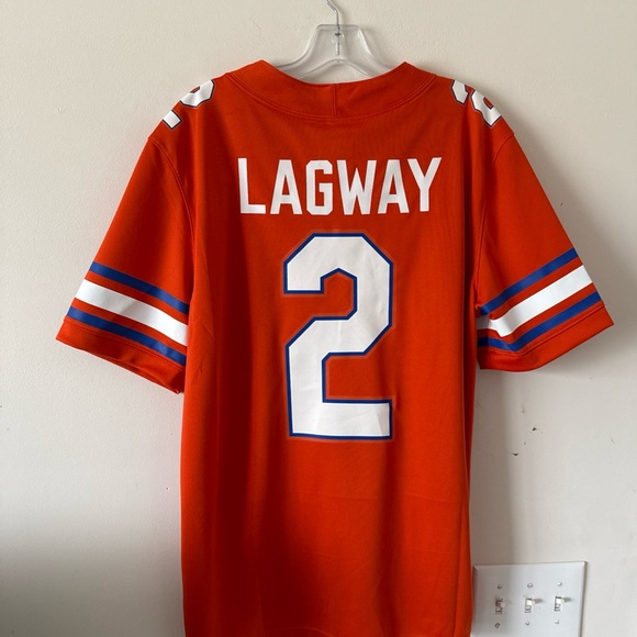 Jordan Orange and Blue Men's Jersey - Picture 7 of 7